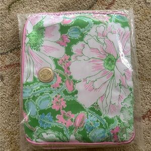 New GWP Lilly Pulitzer Set of 3 items - Poppy Green 2 Packing Cubes and Shoe Bag